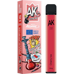 Ηλεκτρονικός Ναργιλές Atomic E-Shisha Cherry Ice 2ml 700 Puff - Χωρίς Νικοτίνη