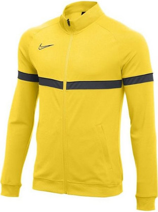 Nike Dri-FIT Academy Ανδρική Ζακέτα Φούτερ με Φερμουάρ Κίτρινη CW6113-719