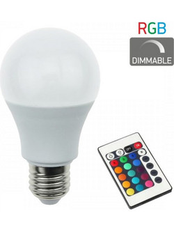 ΛΑΜΠΤΗΡAΣ LED RGB E27 7.5W 5377