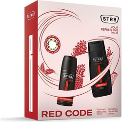 STR8 Red Code Deodorant 150ml + Shower Gel 250ml