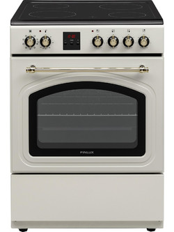 Finlux FLCR 600MD Κουζίνα Ηλεκτρική 69lt με Κεραμικές Εστίες 60cm