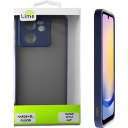 Lime Θηκη Xiaomi 13T 5G 6.67'' Hardshell Fusion Full Camera Protection Blue With Yellow KEYS