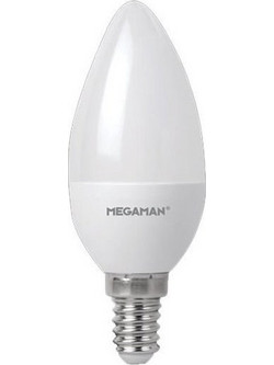 Λάμπα led κερί (κεράκι) 4W επώνυμη MEGAMAN E14 θερμό φως 2800Κ 3300 minion C37 280lumen 220V