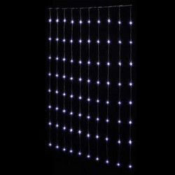 Aria Trade 400 Χριστουγεννιάτικα Λαμπάκια LED σε Κουρτίνα Ψυχρά Λευκά 1.9m