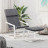 vidaXL Πολυθρόνα Relax με Υποπόδιο Γκρι 3154414