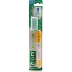 Gum Technique Compact 491 Soft Οδοντόβουρτσα Κίτρινη