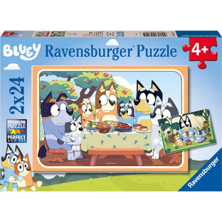 Παιδικό Puzzle Ravensburger Bluey 2x24 Κομμάτια