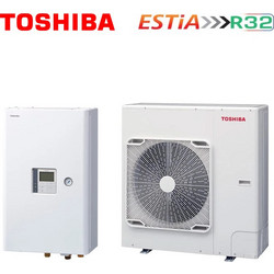 Toshiba Estia HWT-1101HW-E/HWT-1101XWHT9W-E Αντλία Θερμότητας 9kW Τριφασική