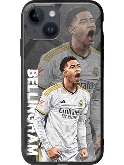 Θήκη Football Stars - Jude Bellingham iPhone 15 Plus Groove TPU (Tempered Glass και TPU)
