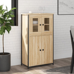 Ντουλάπι Sonoma Δρυς 62 x 32 x 106,5 εκ.από Επεξεργασμένο Ξύλο 834206