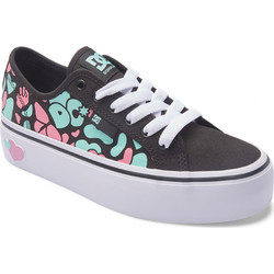 DC Γυναικεία Sneakers Flatforms Μαύρα ADJS300280-BPQ