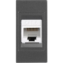 ΠΡΙΖΑ DATA 1 MODULES CAT 6 RJ 45 ΓΡΑΦΙΤΗΣ