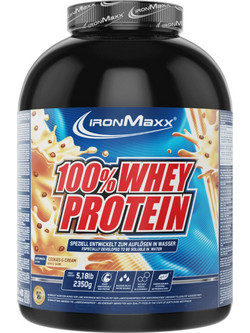 Ironmaxx 100% Whey Cookies & Cream Πρωτεΐνη Ορού Γάλακτος Γράμμωσης 2.35kg