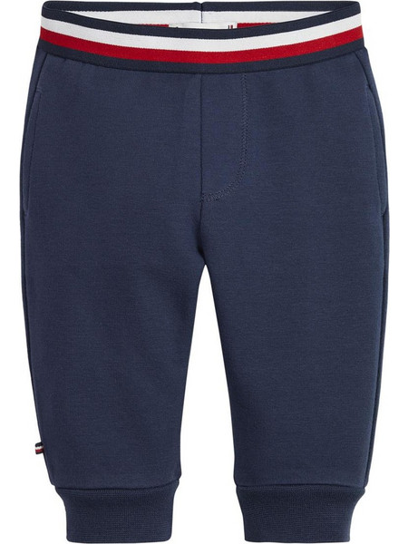 Tommy Hilfiger Βρεφικό παντελόνι Baby Branded Sweatpant KN0KN01362 C87 - Blue