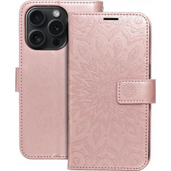 Θήκη κινητού Forcell Mezzo Book Holster for iPhone 15 Pro Mandala Pink Gold