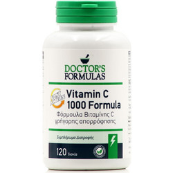 Doctor's Formulas Vitamin C Formula Fast Action 1000mg 120 Ταμπλέτες
