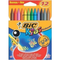 Bic Kids Plastidecor Κηρομπογιές Σετ 12τμχ