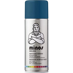 Minos Σπρέι Βαφής RAL5019 Μπλε Καπρι Gloss 400ml