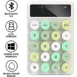 Alcatroz JellyBean A3 Crayon Green Ασύρματο Αριθμητικό Πληκτρολόγιο