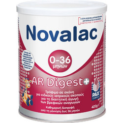Novalac AR Digest Βρεφικό Γάλα Σκόνη 0m+ 400gr