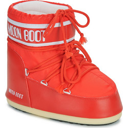 Moon Boot Γυναικεία Μποτάκια Χιονιού Πλατφόρμα Δερμάτινα Κόκκινα 14093400-009