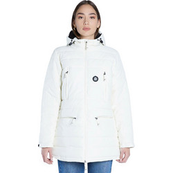 Emerson Γυναικείο Μπουφάν Χειμωνιάτικο Puffer Μακρύ Εκρού 222.EW10.92