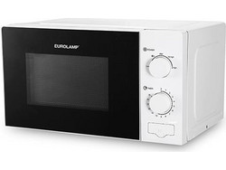 Eurolamp 300-70026 Φούρνος Μικροκυμάτων 20lt Λευκός