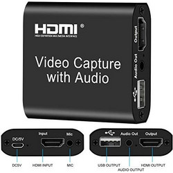 Video Grabber Capture Card & Audio Hdmi To USB 3.0 & Loop Out Μετατροπέας Εικόνας