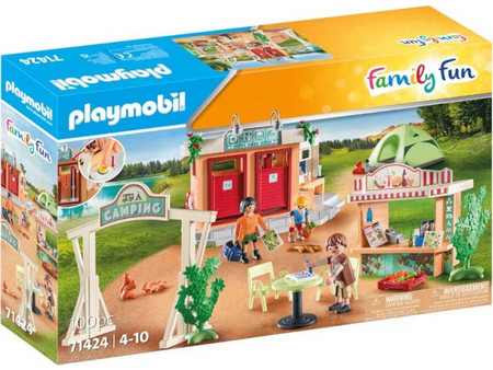 Playmobil Family Fun Μεγάλο Οργανωμένο Camping για 4+ Ετών 70087