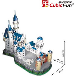 Puzzle CubicFun Κάστρο Βαυαρίας Neuschwanstein 3D 98 Κομμάτια