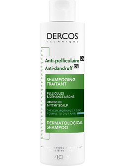 Vichy Dercos Anti-Dandruff DS Σαμπουάν κατά της Ξηροδερμίας & της Πιτυρίδας για Λιπαρά Μαλλιά 200ml