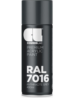 Cosmoslac Premium Acrylic Paint Σπρέι Βαφής Antracite Grey RAL7016 Gloss 400ml