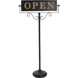 Ταμπέλα 'Open Close' Μαύρη 110εκ GAD124 Espiel