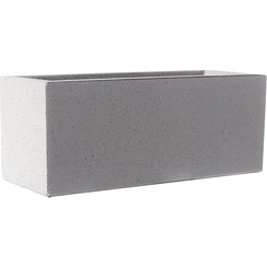 Supergreens Γλάστρα Πήλινη Ορθογώνια ''Stone'' Γκρι M 60x30x30cm B-3170-8