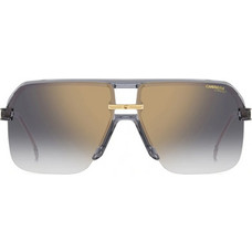 Carrera CA1066S KB7FQ Ανδρικά Γυαλιά Ηλίου Μάσκα Μεταλλικά Χρυσά με Γκρι Καθρέπτη Φακό
