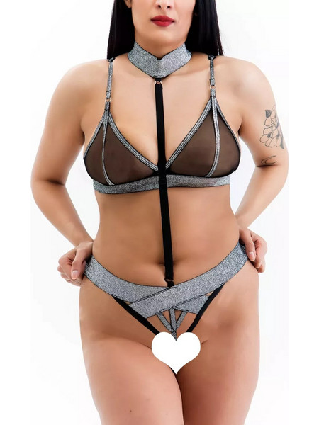 Sexy Σετ Εσωρούχων Black line