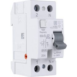 REV Ρελέ Ράγας Διαρροής 25A Διπολικό με Τάση 230V 30mA 0505487555