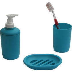 Αξεσουάρ Μπάνιου Σετ Turquoise 1 Viopros 2Τεμ