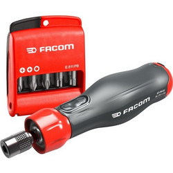 ΣΕΤ 12 ΤΕΜ. ΜΕ ΜΑΝΙΚΙ 50MM BIT E.611 ΚΑΙ ΛΑΒΗ 4V E-PROTWIST