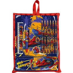 Marvel Spiderman stationery set in bag