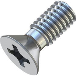 Μηχανόβιδες Φρεζάτες Σταυρού M4x10mm Γαλβανιζέ DIN 965 (Τιμή ανά Τεμάχιο)