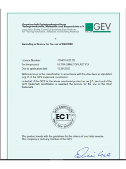 VECHRO SMALTOPLAST FIX ΣΤΟΚΟΣ ΣΠΑΤΟΥΛΑΡΙΣΜΑΤΟΣ 20KG (Π1020)