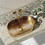 Karag JUPITER Rose Gold BB6808-BRG Επικαθήμενος Νιπτήρας Μπάνιου Οβάλ Inox 55x35x11cm