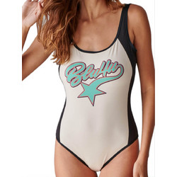 BLU4U Retro Sports Ολόσωμο Μαγιό με Ενίσχυση Μπεζ 22358100-02
