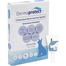 Dermaprotect Αμπούλα Σκύλου M 10-25kg (4 Πιπέτες)