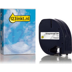 Συμβατή Ταινία Dymo S0721530 / 12267 4m x 12mm Transparent (123ink)