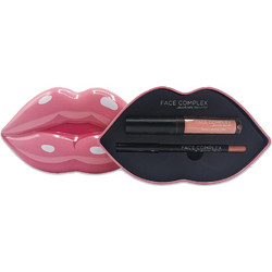 Face Complex Kit Tinta Labbra 24H + Matita Labbra - Σετ Υγρό Κραγιόν 24h & Αδιάβροχο Μολύβι Χειλιών 01 Nude