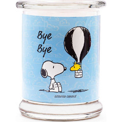 Κερί αρωματικό σε γυάλινο δοχείο Peanuts Bye Bye 250 γραμ