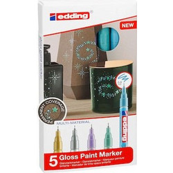 EDDING ΜΑΡΚΑΔΟΡΟΙ 780 METAL 0.8mm 5 ΤΕΜ