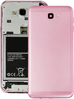 For Galaxy J7 Prime, G610F, G610F/DS, G610F/DD, G610M, G610M/DS, G610Y/DS, ON7(2016) Back Cover (Pink)